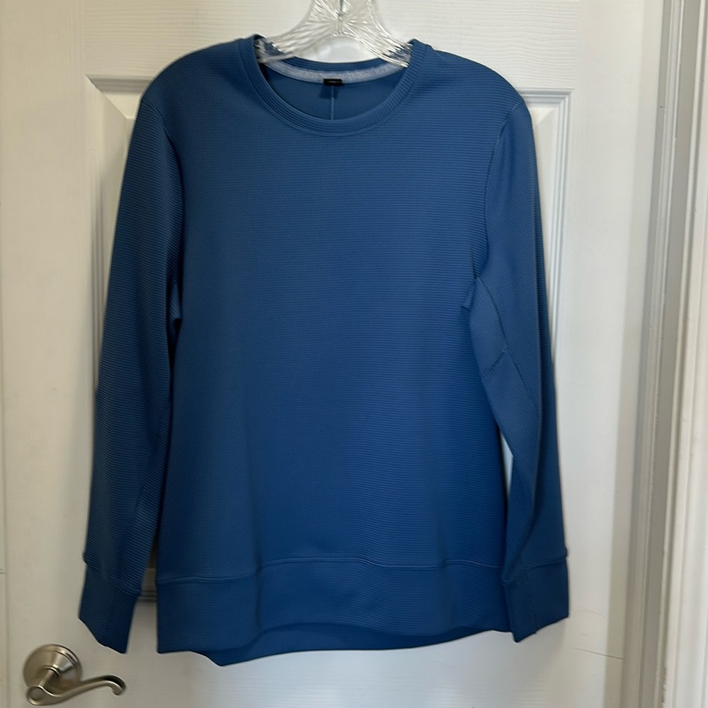 Lululemon Shift Stitch Crew- pitch blue